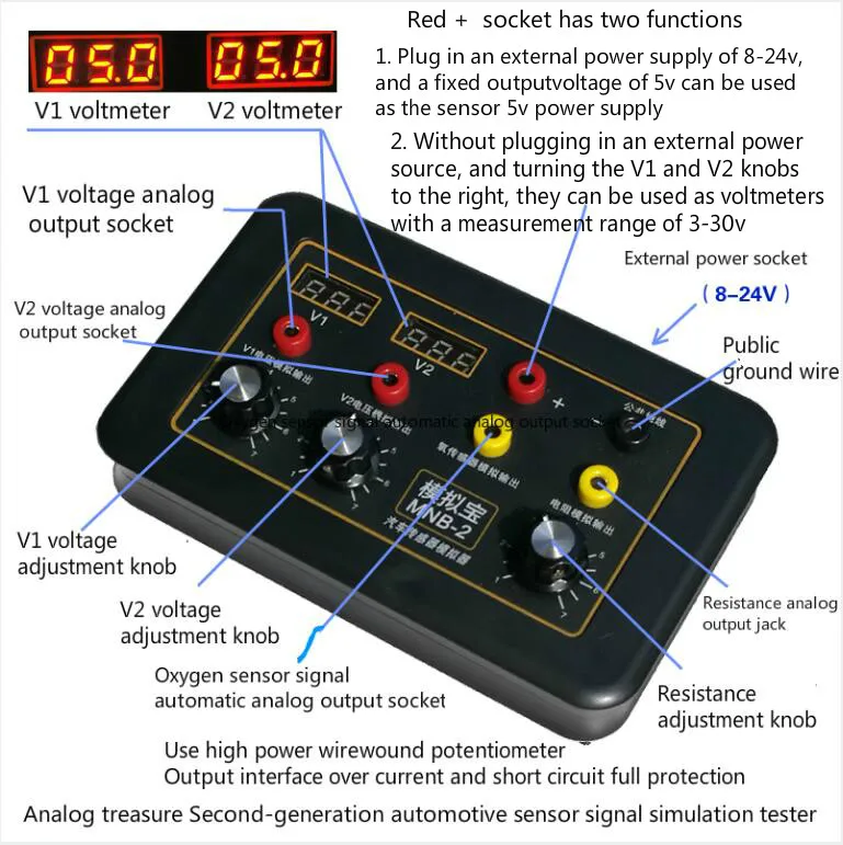 Автомобильный датчик генератора сигналов аналоговый ящик коленчатый вал тестер