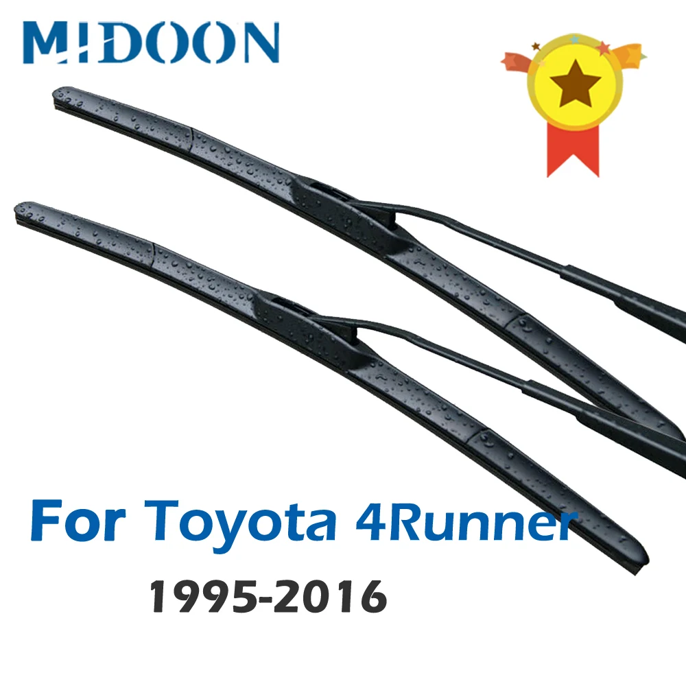 MIDOON Hybrid Wiper Blades for Toyota 4Runner 1995-2016 Fit hook Arms 2003 2004 2005 2006 2007 2008 2009 | Автомобили и мотоциклы