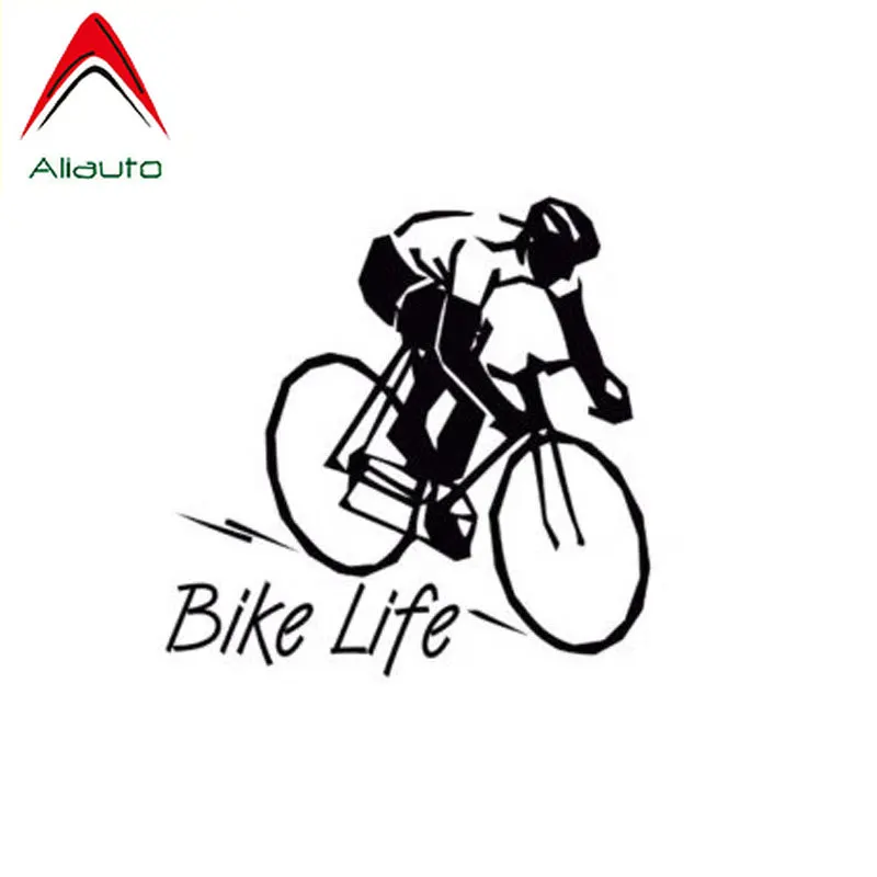 Aliauto модная наклейка на автомобиль Cool Rider Bike Life Беговая виниловая авто аксессуары