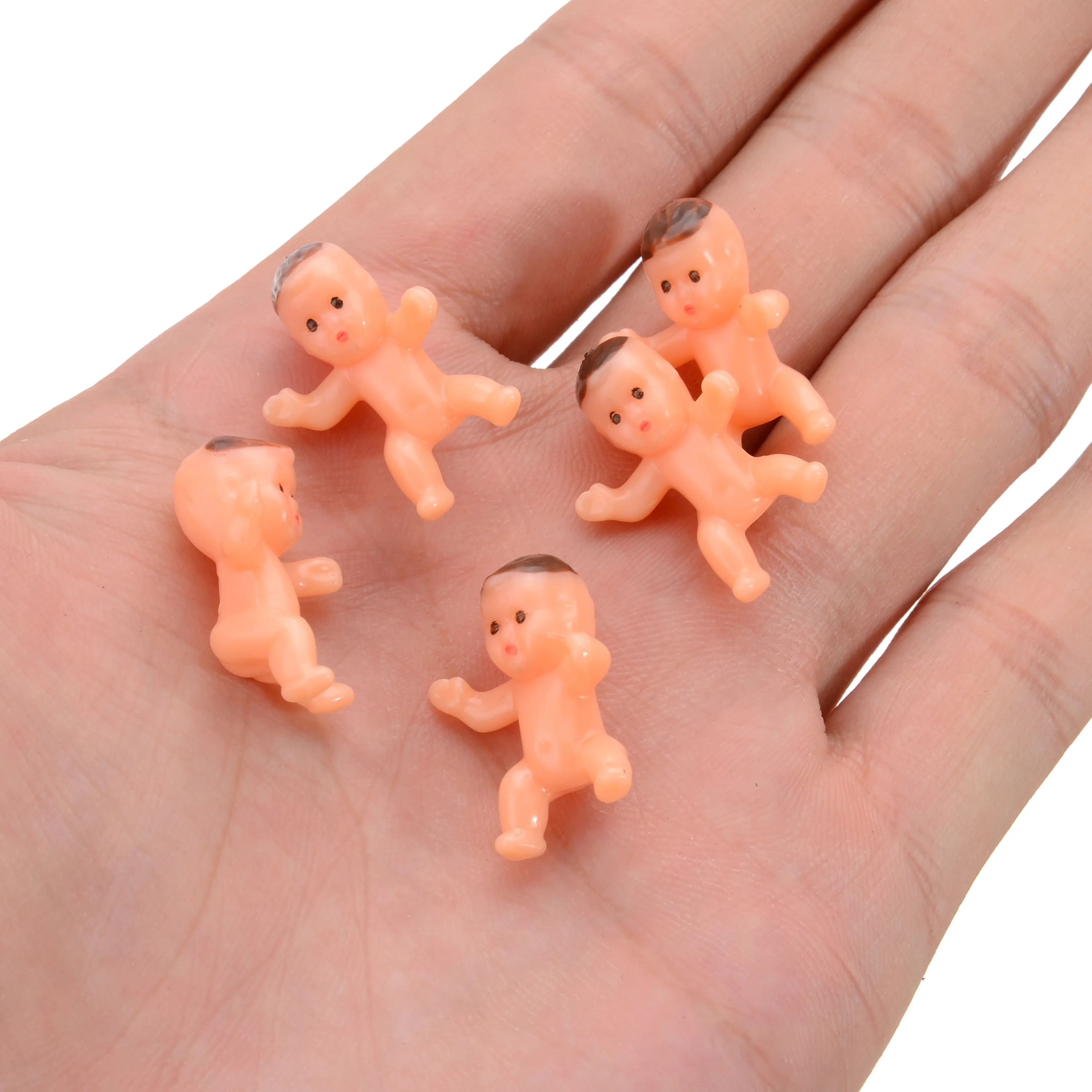 

100pcs 1" Mini Plastic Baby Favor Supplies For Baby Shower and Ice Cube Game Event Party Supplies Party Decoration