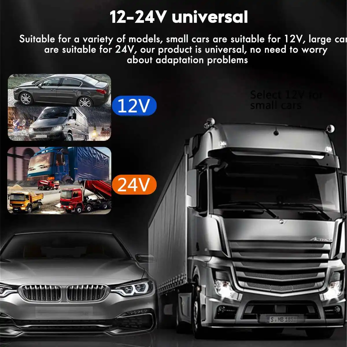 

500W Car Inverters Auto Power Inverter DC 12V/24V to AC 110V/220V QC3.1 Charger USB Ports Voltage Converter Car Accessories