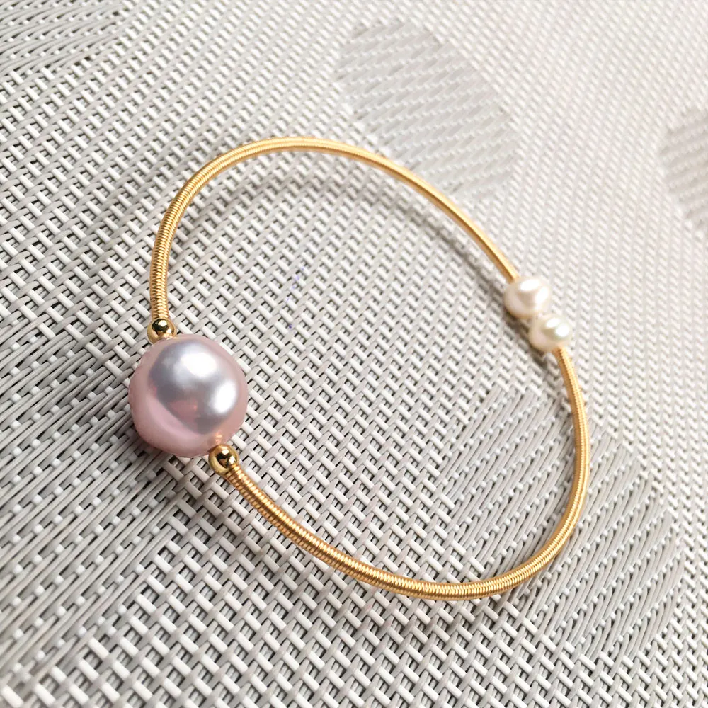 Модные регулируемые жемчужные браслеты для женщин шарики браслеты-манжеты