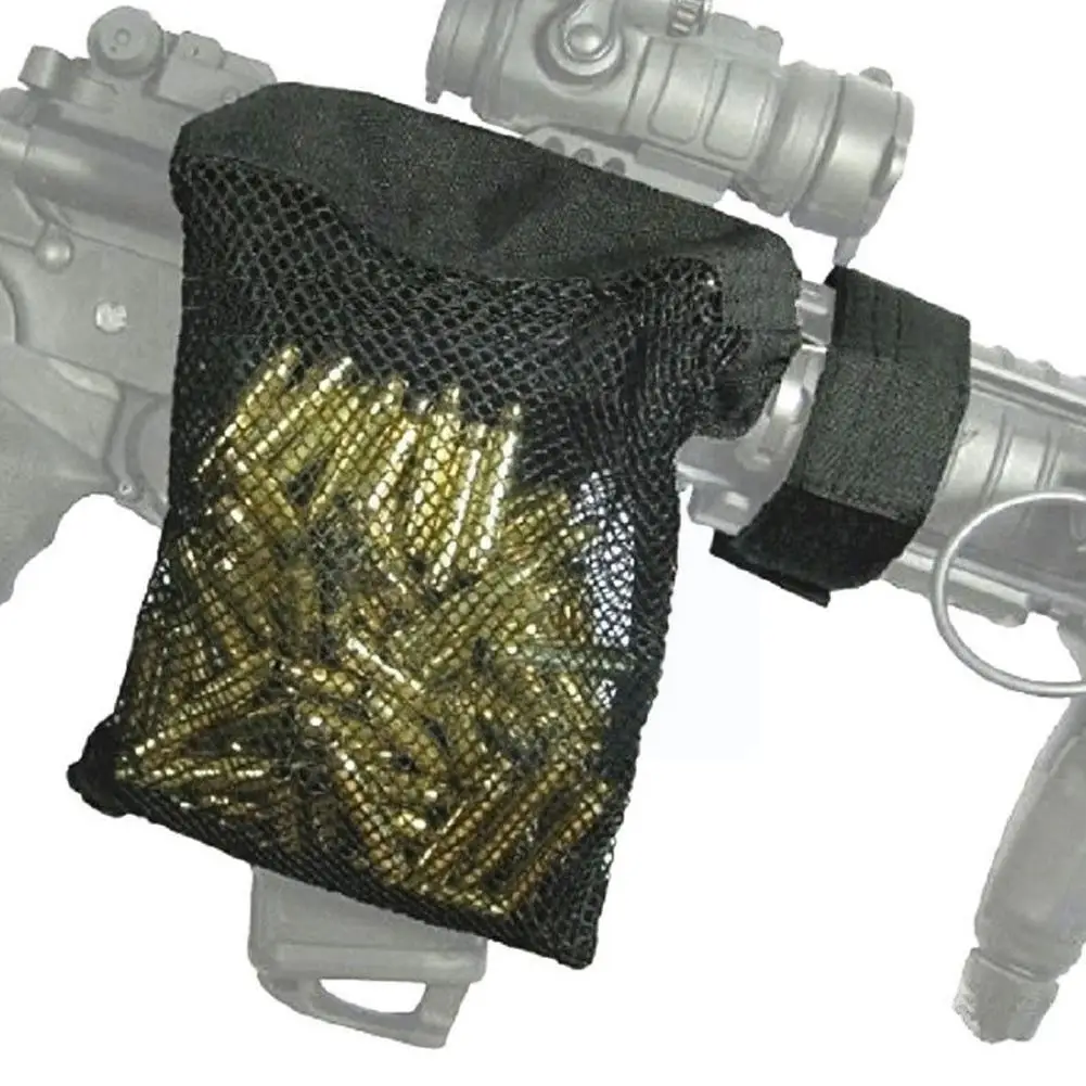 

Hunting Tactical M4 Military Army Shooting Brass Ar Mesh Zipper Wrap 15 Bullet Catcher Trap Gun Rifle Catcher Around Bag