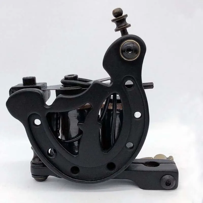 

New Precise Cast-iron Tattoo Machine 10 Warp Coils Tattoo Guns Machine for Liner Shader Handmade Tattoo Machine