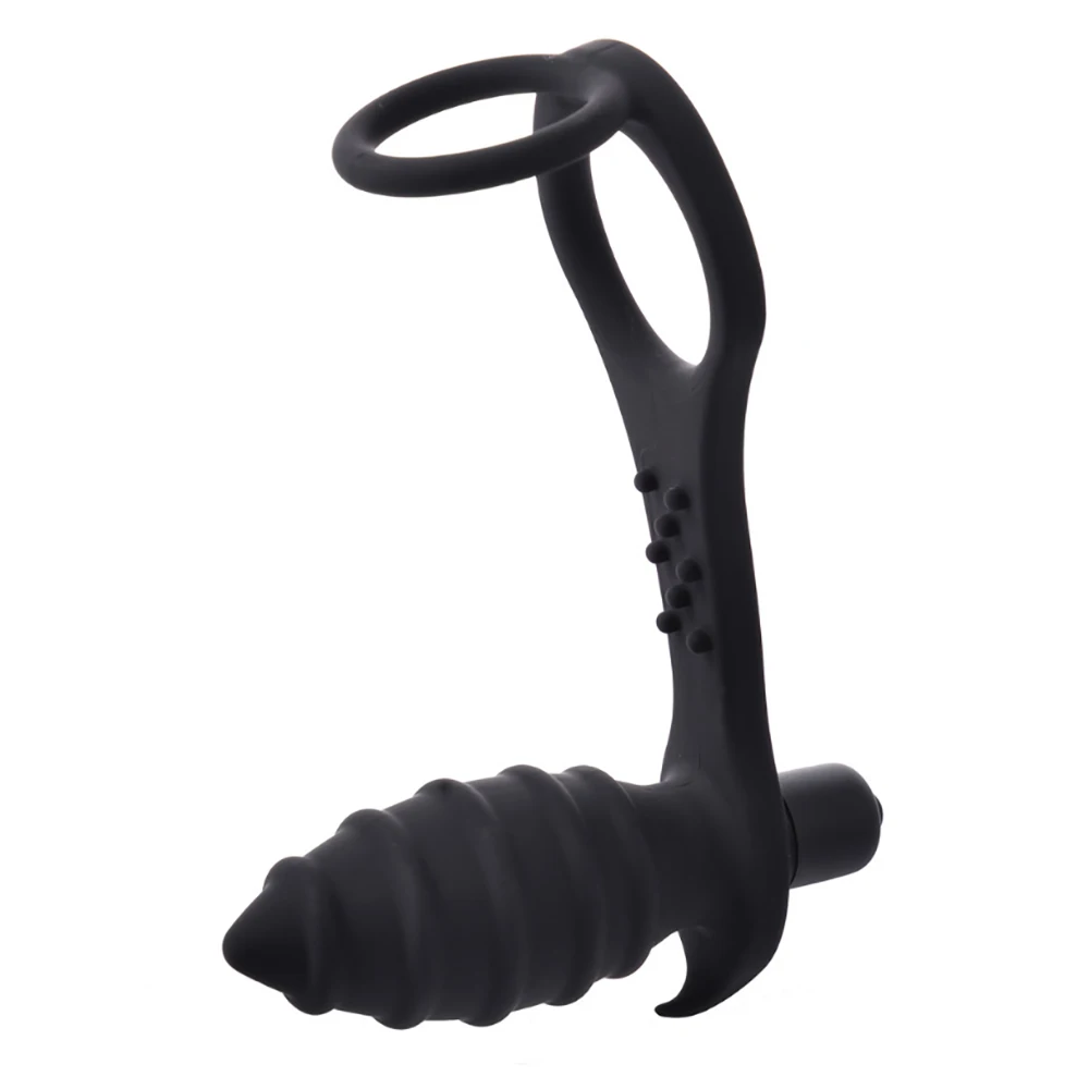 Wireless Remote Anal Dildo Vibrator Prostate Massager Butt Plug Vibrating Delay Ring On Penis Masturbator Sex Toys for Men |