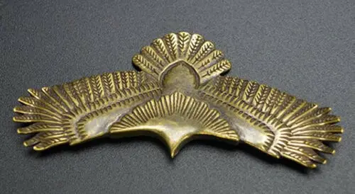 

Chinese pure brass eagle Small pendant
