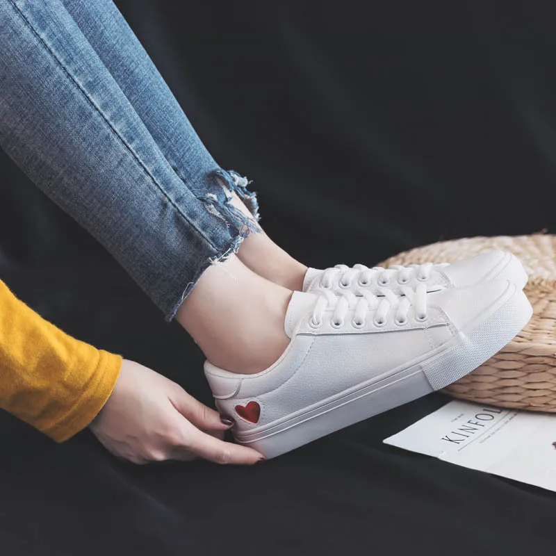 Женские кроссовки Вулканизированная подошва повседневная обувь для тренировок