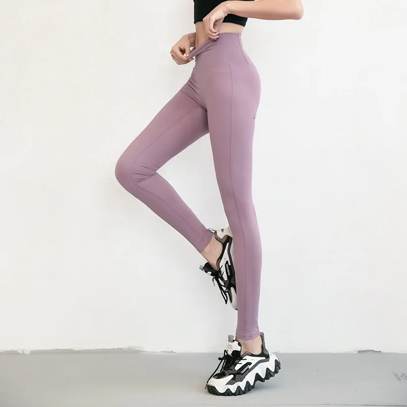 

New High Waist Yoga Pants Women Leggings Stretch Tights Seamless Sports Leggings Elastic Fitness Pants Woman Workout Leggins