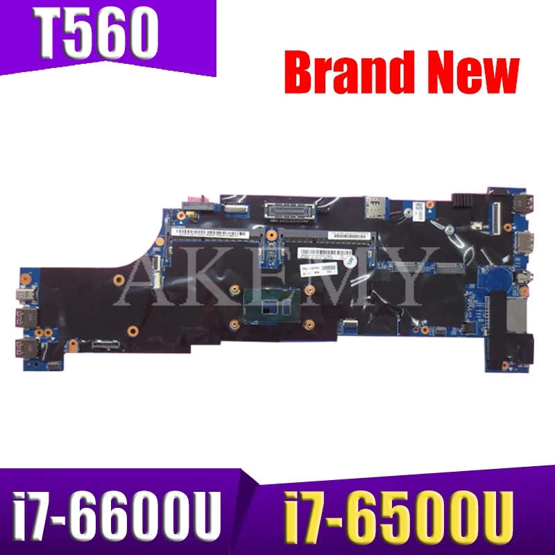 Akemy для lenovo ThinkPad T560 W560S P50S Материнская плата ноутбука 01AY312 с i7 6500U 6600 CPU|Материнские