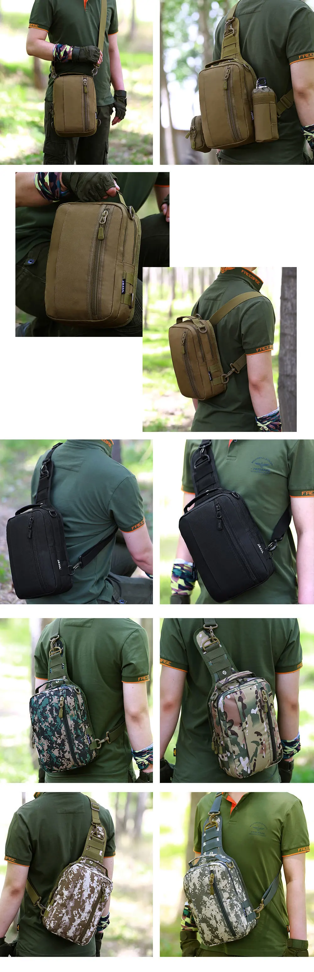 SINAIRSOFT Военный Тактический Рюкзак Molle Кроссбоди Нейлон 10 дюймов планшет Рюкзаки Кемпинг Охота Рыбалка Спортивная Сумка