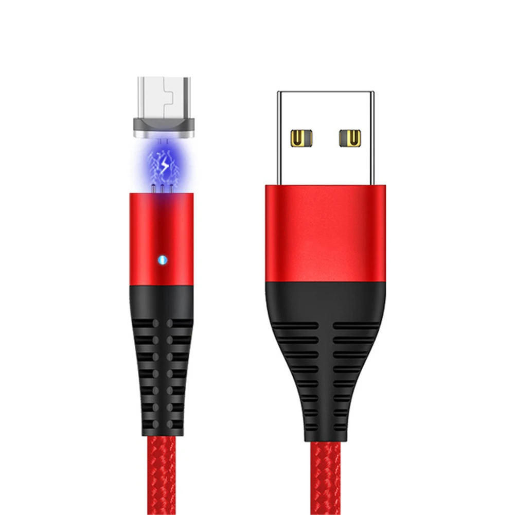 Red 5А Магнитный кабель для быстрой зарядки для синхронизации данных type-C Micro USB Android шнур для samsung Mate10 S10 - Цвет: Red