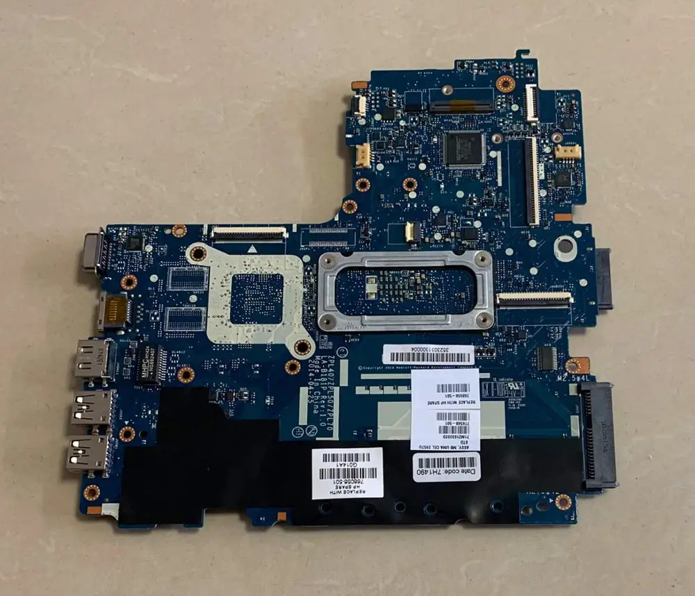 ZPL40/ZPL50/ZPL70 LA-B181P для HP Probook 440 450 470 G2 материнская плата ноутбука 768056-001 782635-001