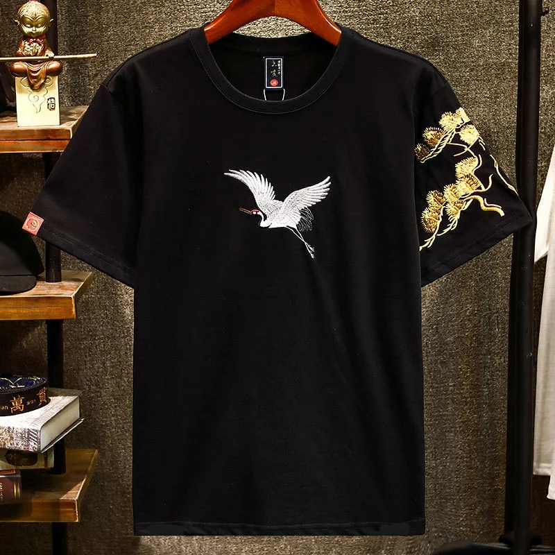 

Kimono Shirt Men Asian Clothes Harajuku Japanese Top Samurai Cosplay T-Shirt Kimono Streetwear Summer Hipster Tops FF2759