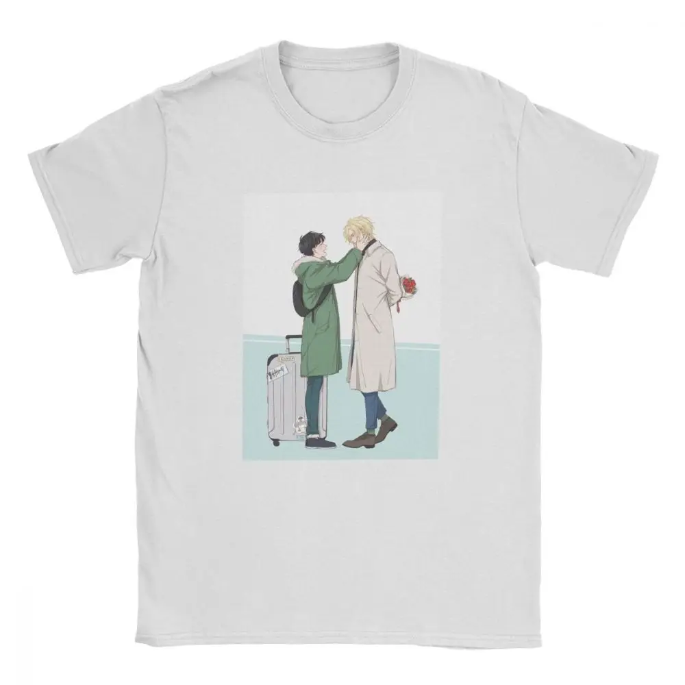 Банановая рыба футболка Аш эйджи Забавные футболки мужские топы с коротким