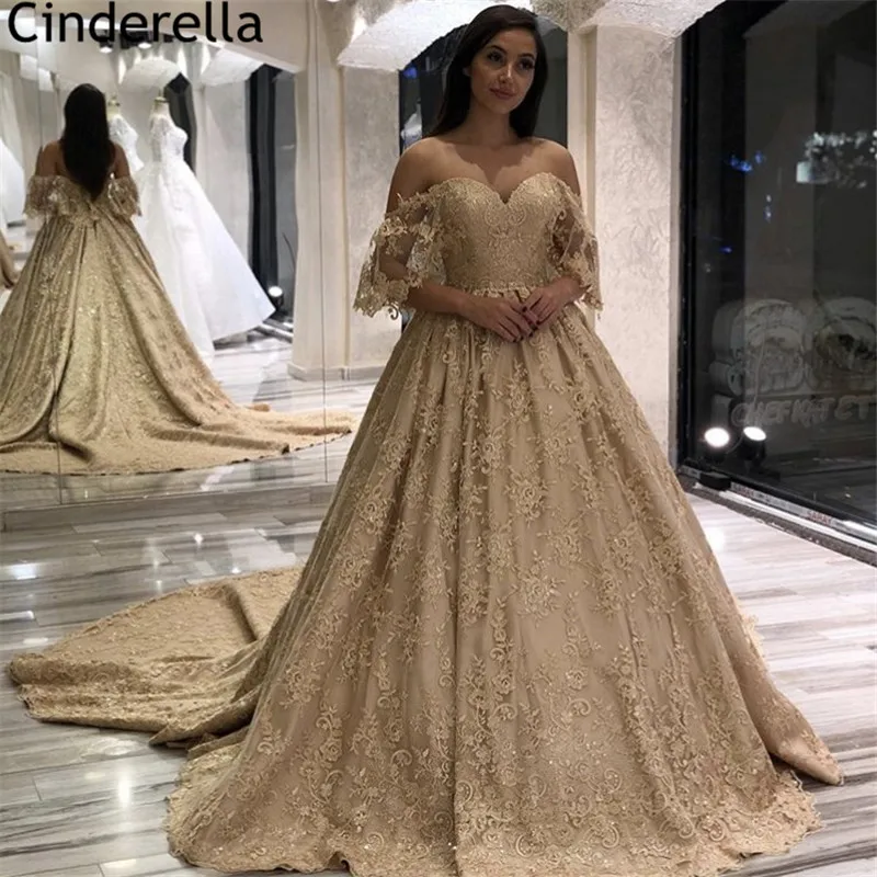 

Свадебные платья цвета шампанского, роскошное милое атласное кружево без рукавов, со шнуровкой сзади, аппликационные свадебные платья