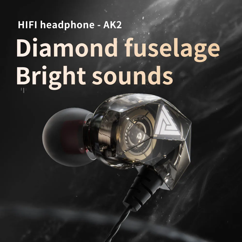5 шт./лот новые проводные наушники AK2 3 мм вкладыши HiFi музыкальные Спортивная