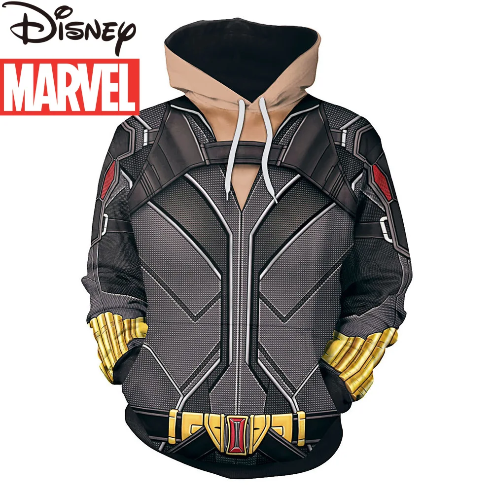

Disney Marvel Black Widow 3D Cool Digital Printing Women's Sweater Cosplay One-piece Tights Cosplay Costume