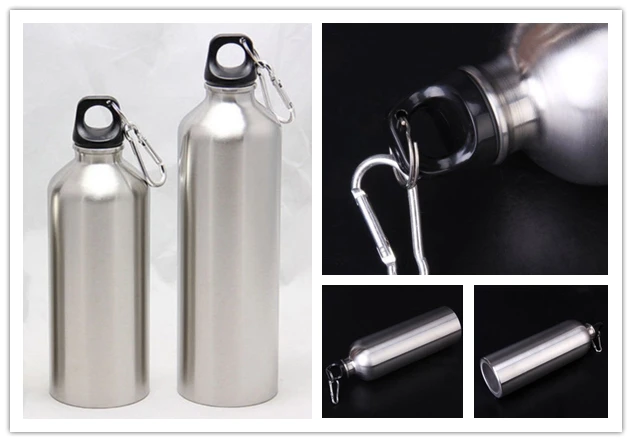 

Серебряные бутылки для воды 750 мл/500 мл, Двойная Вакуумная Изолированная бутылка из нержавеющей стали, спортивные бутылки для питьевой воды ...