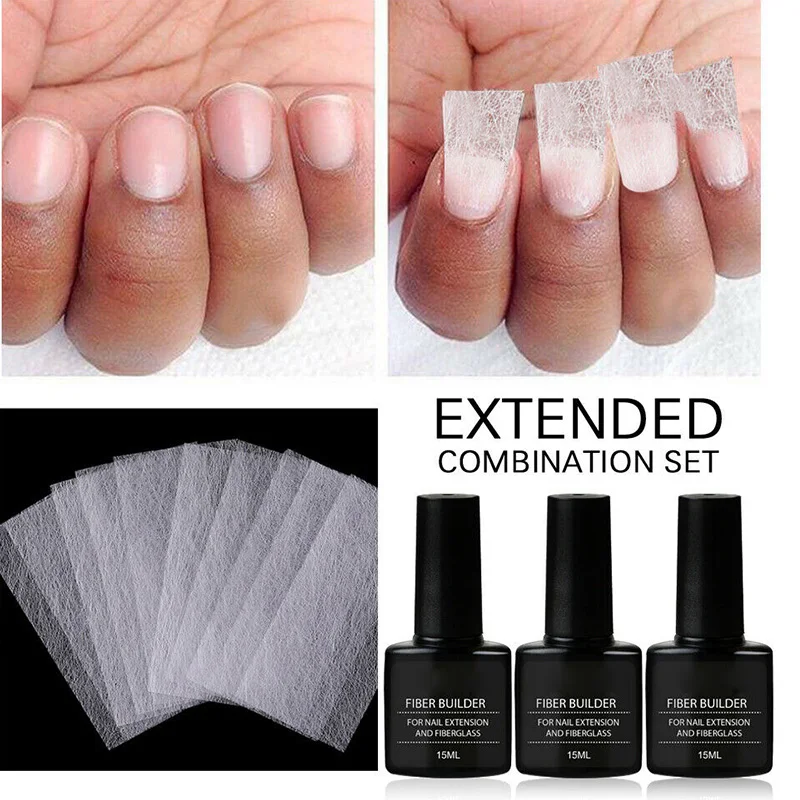 Наращивание ногтей гель Советы Набор из стеклопластика строитель Макияж