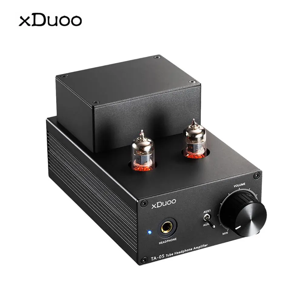 Xduoo TA-05 вакуумный ламповый усилитель для наушников hifi усилитель ламповый предусилитель 6j1 Настольный аудио усилитель для наушников