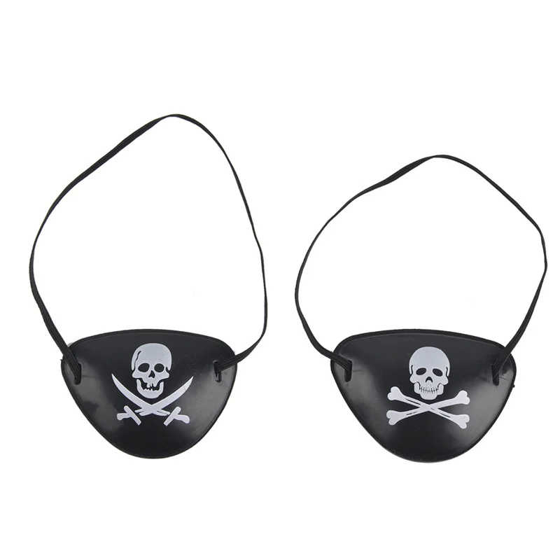 1 пластырь Пиратская повязка на глаз головной убор с черепом сумка для вечеринки