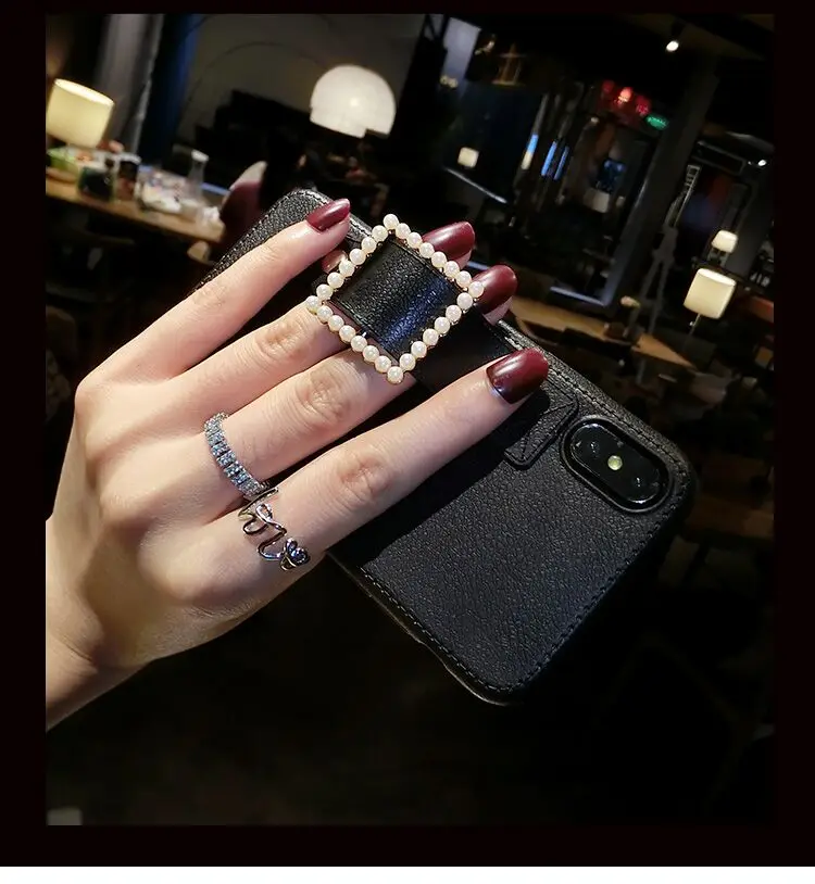 Suitable for 11 Mobile Phone Case Wristband IPhone11maxpro Personality Creative 11pro Tide Drand x Net red XS Female | Мобильные