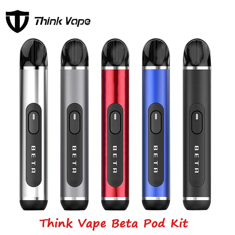 Оригинальный набор Think Vape Beta Pod 380 мАч аккумулятор 1 2 мл многоразовый pod & Ом MTL