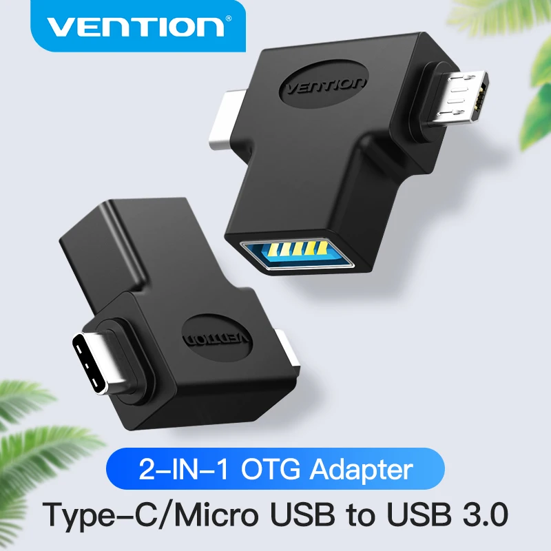 Vention OTG адаптер 2 в 1 Micro USB Type C папа 3 0 Женский Для Samsung Galaxy S10 Macbook