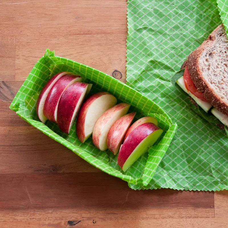 Веганская многоразовая пищевая упаковка без пчелиного воска Органическая чаша с