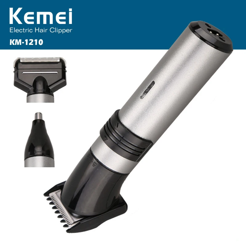 

Kemei KM-1210 3 IN 1 descending shaver hair shaver nose hair trimmer multipurpose shaver EU plug
