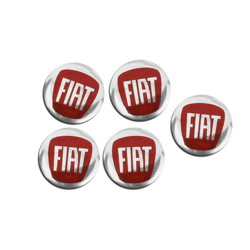 5 шт. 14 мм автомобильные наклейки на ключи эмблема автомобильный Стайлинг для Fiat FR