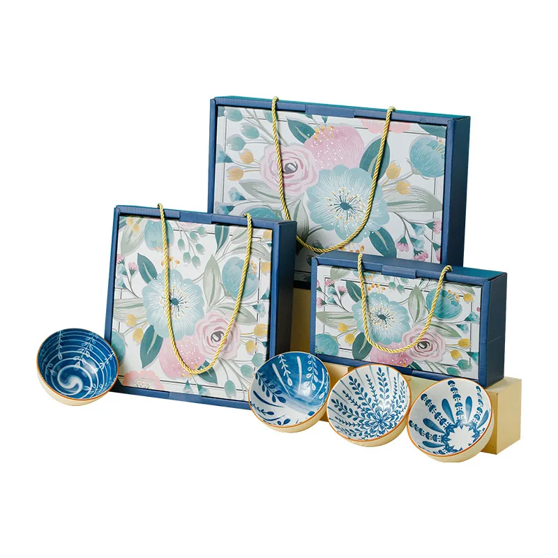 Набор японских керамических чашек в виде клевера японская Подарочная чаша набор