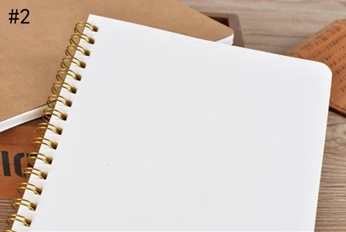 Blank inner page А5 записная книжка, записная книжка в горошек, записная книжка в горошек, записная книжка, записная книжка, школьные офисные канцелярские принадлежности - Цвет: Blank inner page