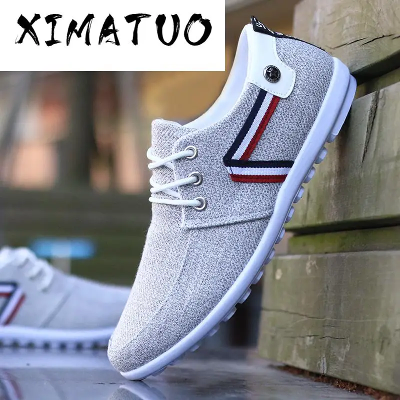 2020 men casual shoes canvas fashion brand flat zapatos de hombre | Обувь