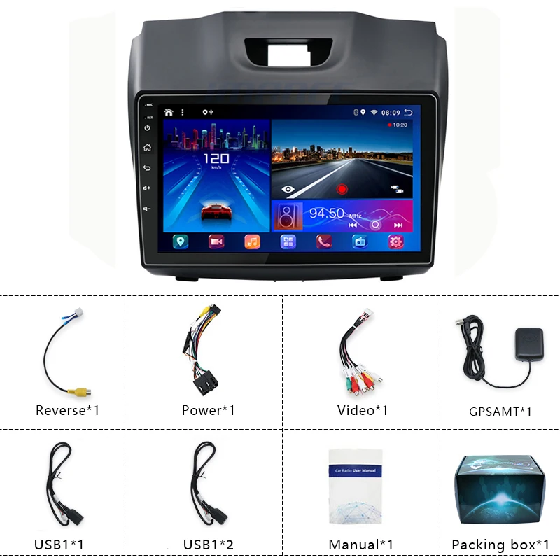 

JMANCE For Chevrolet TrailBlazer 2 2012 - 2016 Car Radio RDS FM/AM Carplay Multimedia Video Player Navigation No 2din 2 Din DVD
