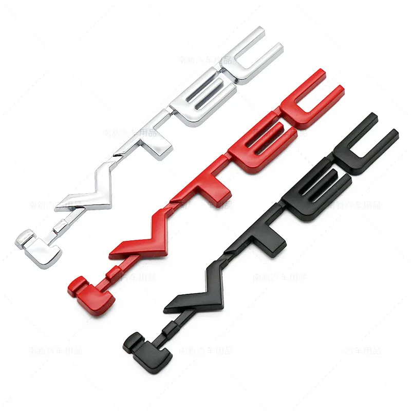 Металлическая 3d-эмблема с логотипом i-VTEC значок на заднюю часть автомобиля стиль