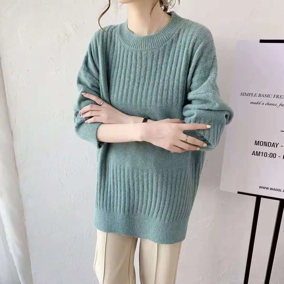 

2021 Ins Fashion New Women Sweaters Winter Basic Pullovers Women Knit Fashion Jumpers Sweater