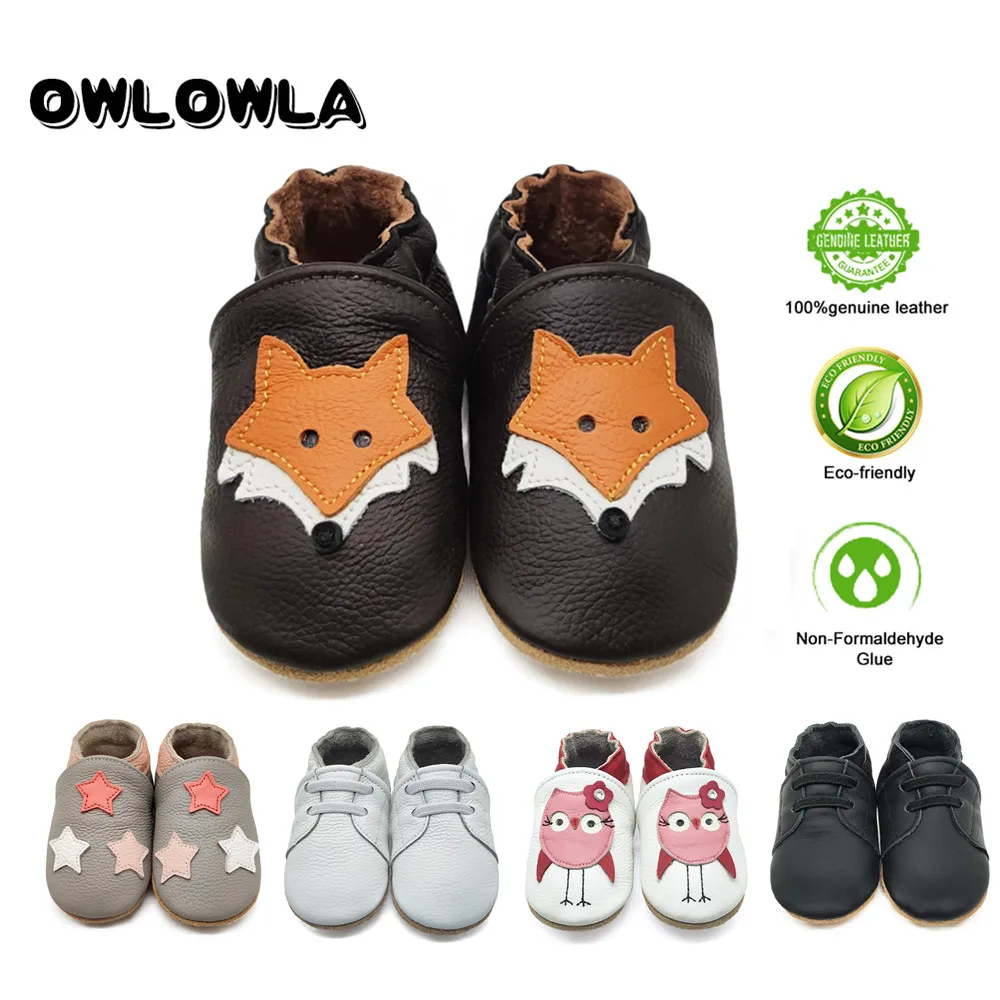 

Baby Leather First Walker Shoes Toddler Walking Slippers Infant Home Crib Newborn Soft Sole For Boys And Girls Non-slip Footwear
