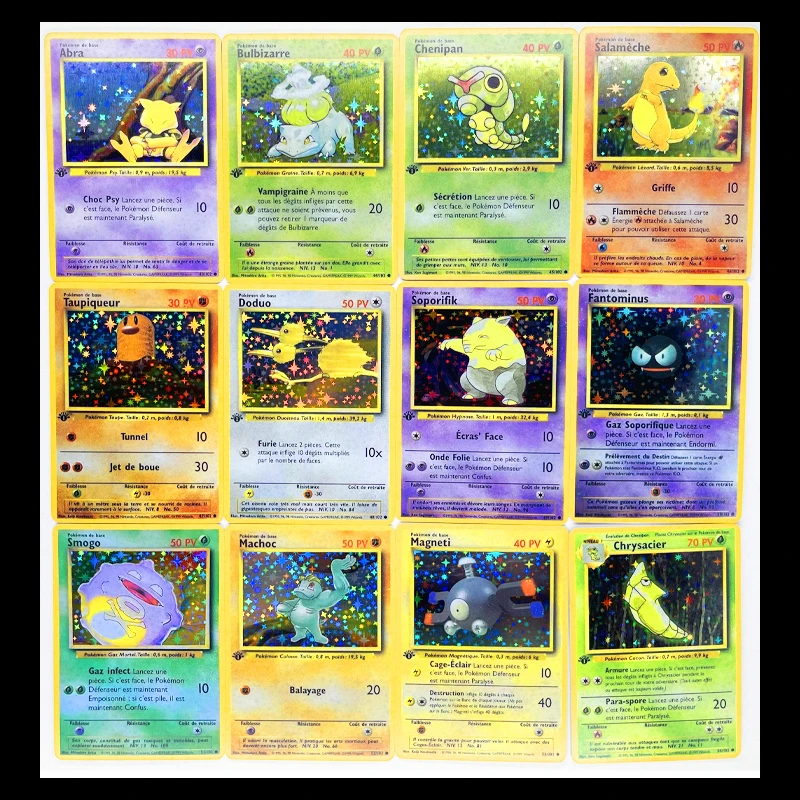 

Pokemon 102pcs 1996 Charizard Pikachu France 8.8*6.3cm DIY Card Game Collection Anime Cards Toys for Children Christmas Gift
