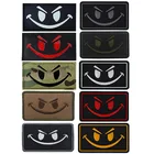 Инфракрасный ИК смайлик лазерная гравировка нашивка нейлоновый материал Светоотражающая инфракрасная светящаяся повязка на руку тактическая наклейка