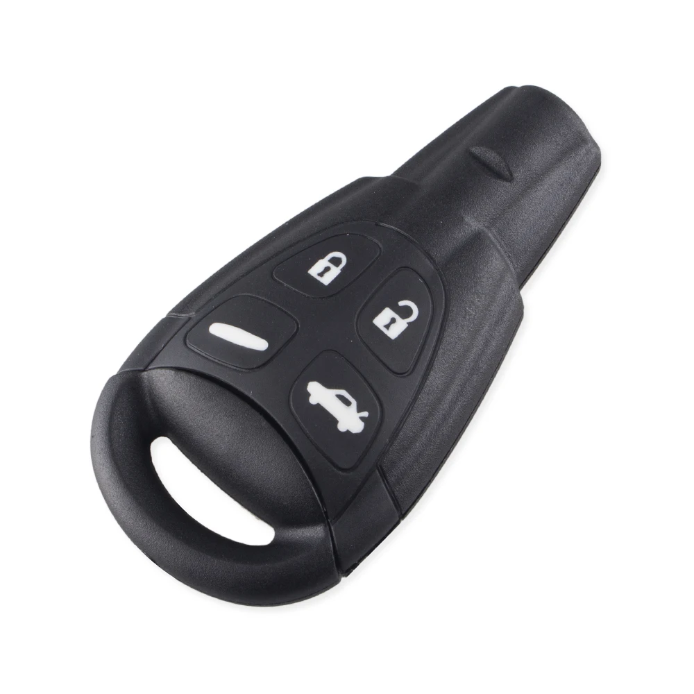 Чехол KEYYOU для дистанционного ключа с 4 кнопками чехол SAAB 9 3 5 2003 2004 2005 2006 2007 2008 2009 2010