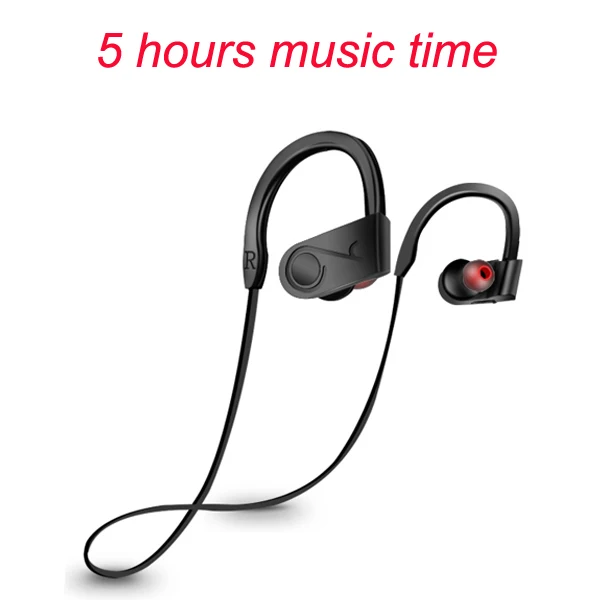 K99 black 5 hours Беспроводные bluetooth-наушники CBAOOO, ушные крючки, водонепроницаемая гарнитура Blutooth, спортивные наушники с микрофоном, наушники для телефона - Цвет: K99 black 5 hours