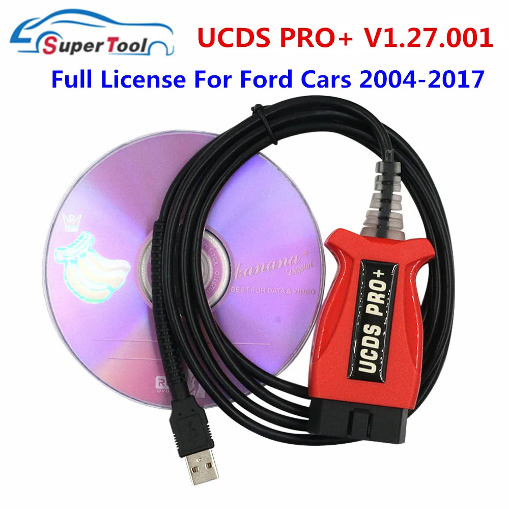OBD2 диагностический инструмент UCDS Pro FOCOM для Ford UCDSYS с + V1.27.001 35 токами полный