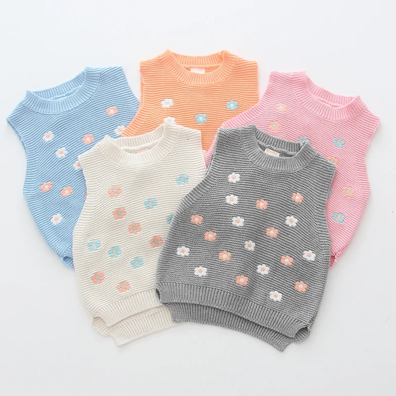 2021 Сезон весна-осень Детский свитер Плотная кофта с круглой горловиной для