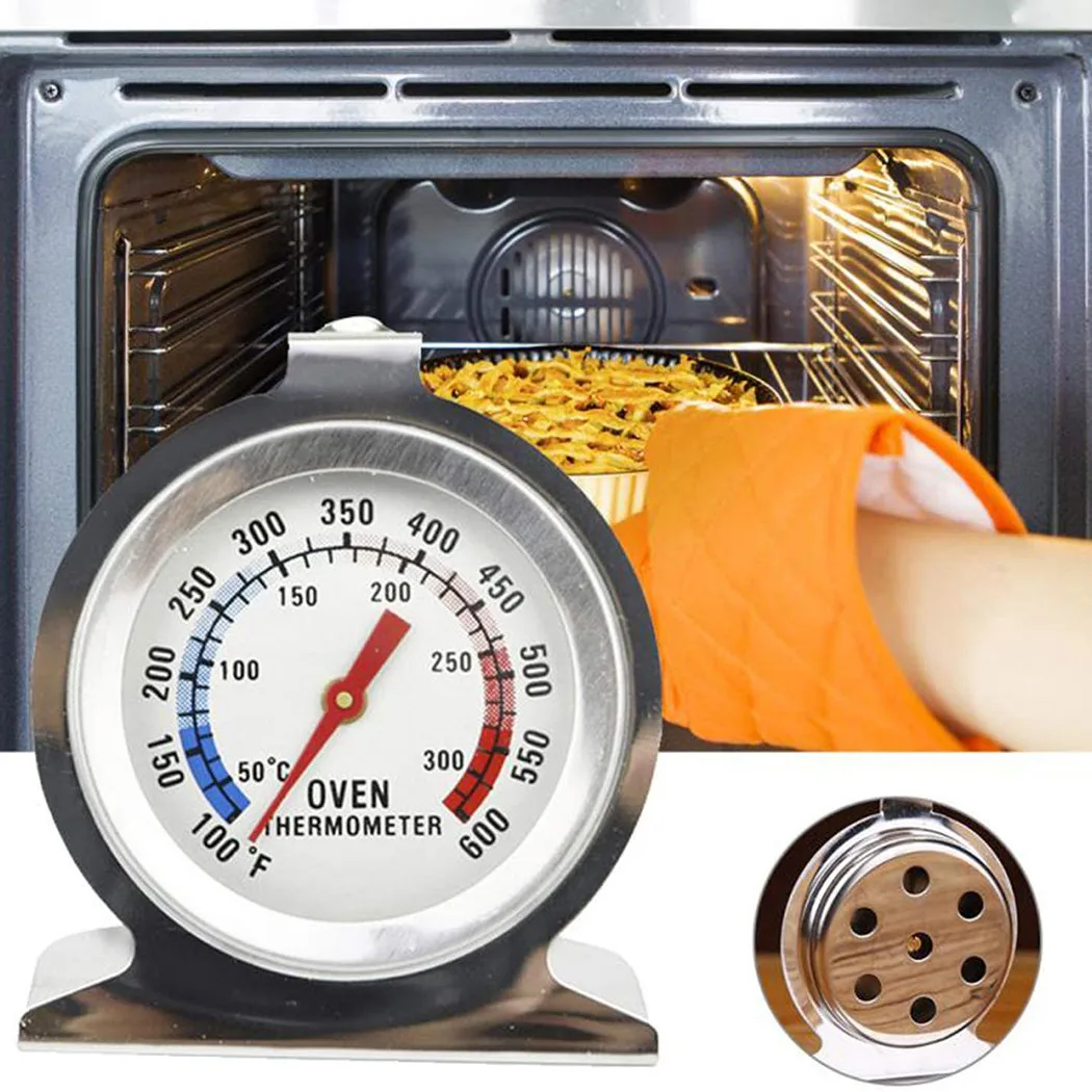 

Grill Stand Up Dial Oven Thermometer Food Meat Temperature Meter Tester Stainless Steel Gauge Kitchen Baking Supplies