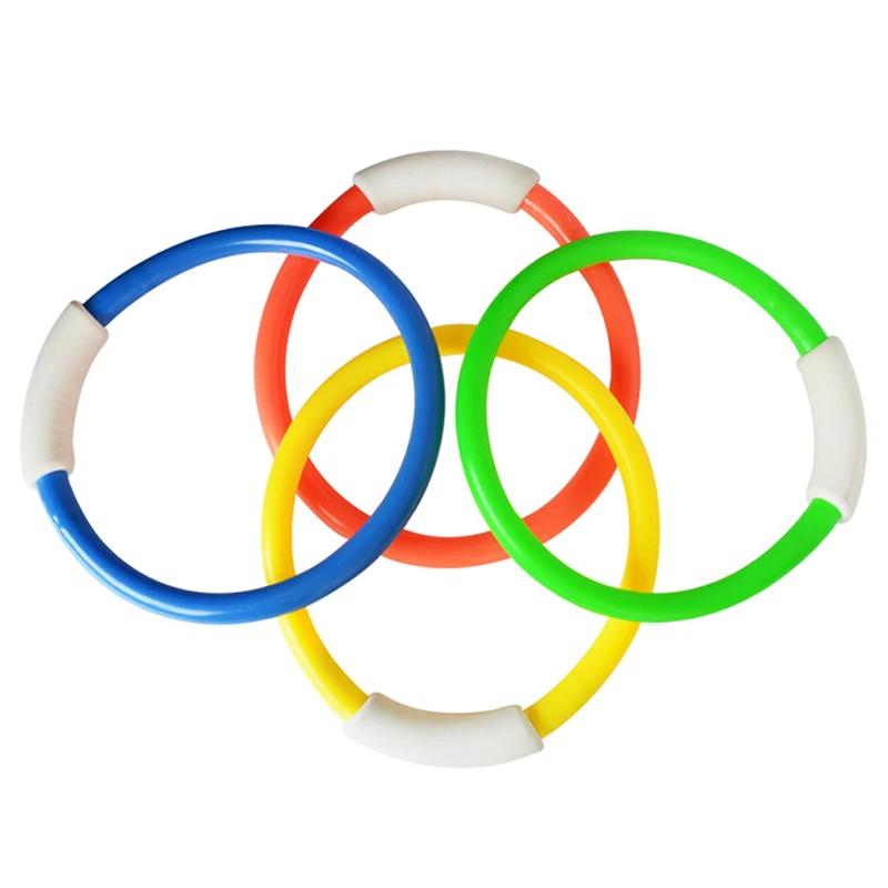 1 Uds. Anillos de buceo bajo el agua para piscina ni&ntilde;os anillo de buceo para playa de verano juguetes para piscina accesorios de piscina Color al azar-1