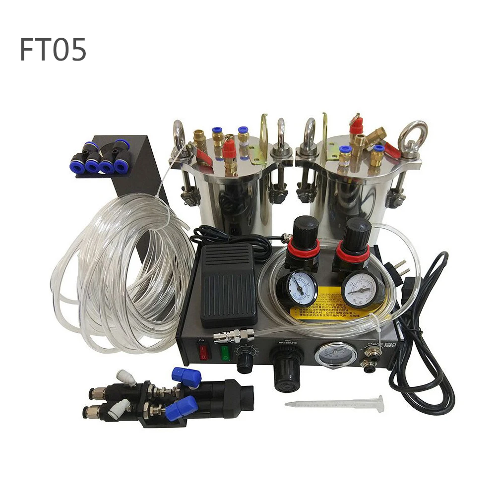 

1:1 Glue Semi Auto Glue Dispenser AB Mixing Doming Liquid Glue Dispensing Machine Equipment for Epoxy Resin