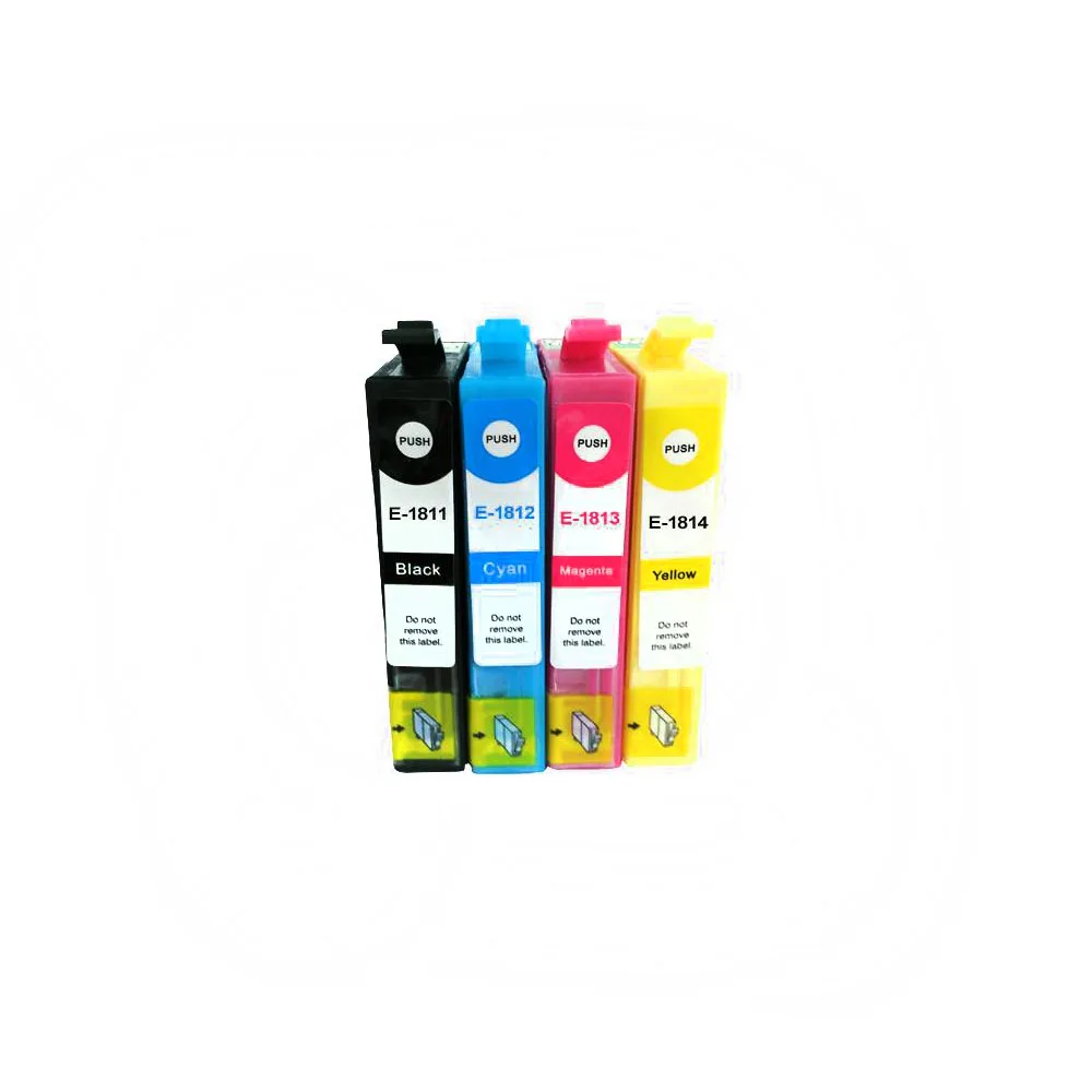 4х новый совместимый чернильный картридж для принтера T1811 T1814|ink cartridge for hp|ink refill