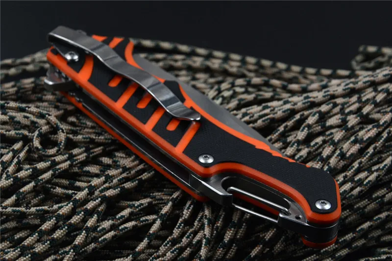 Складные Ножи С флиппером Y-START Woodpecker LK5020 лезвие 440C рукоятка G10 охотничий острый