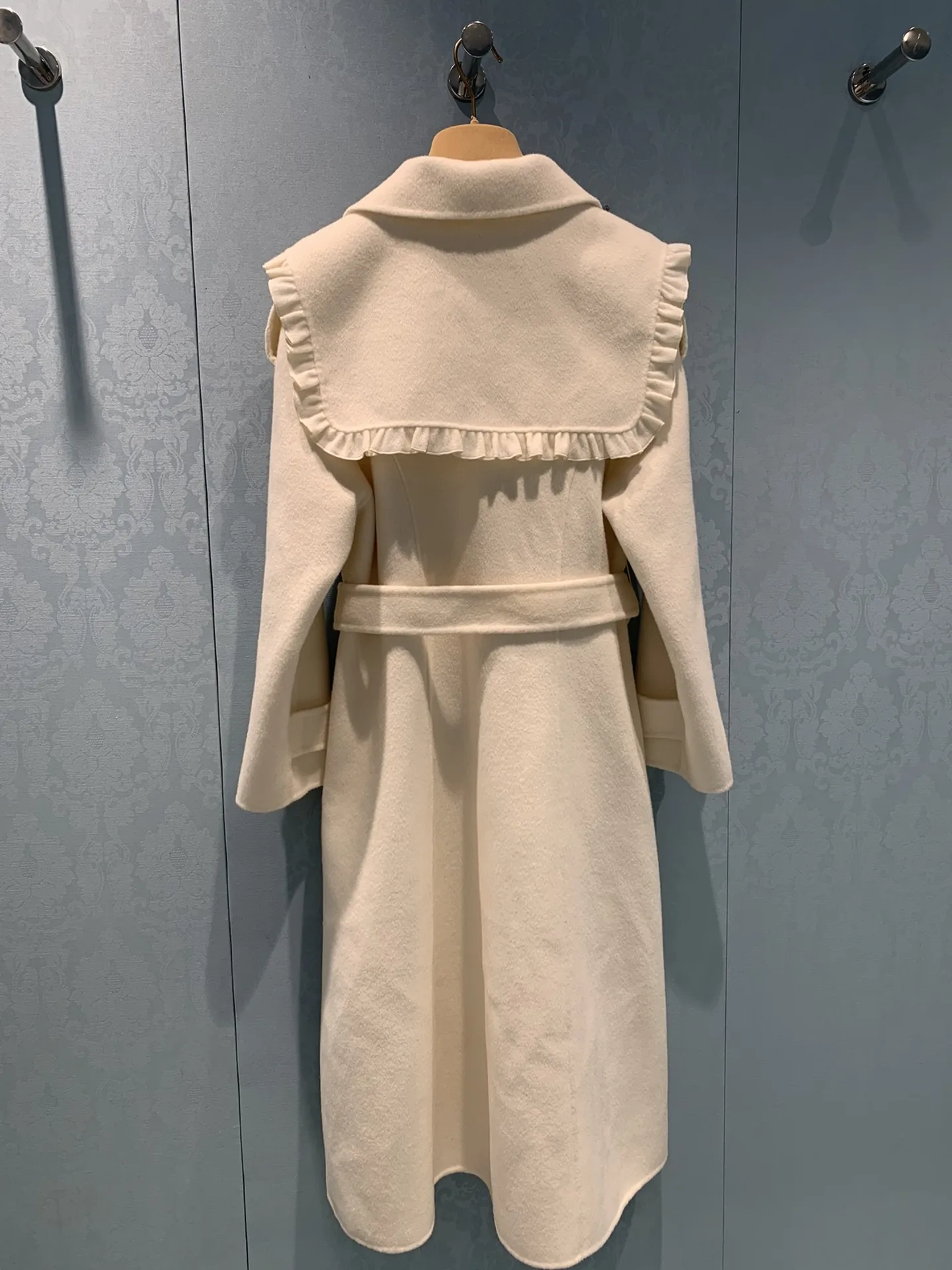 2022 новая одежда осень и зима новое сверхтонкое пальто ручной работы из овечьей